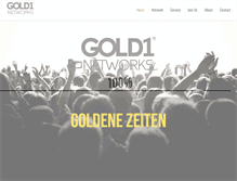Tablet Screenshot of gold1networks.com